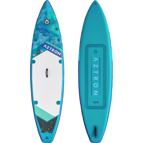 SUP board доска URONO Touring, 11'6'', 3.5 м (зеленый; 11'6''; 10.3 кг)